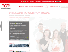 Tablet Screenshot of portugal.gcegroup.com