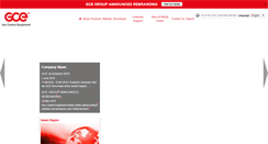Desktop Screenshot of gcegroup.com