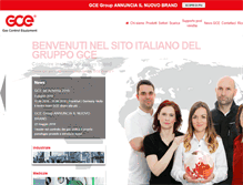 Tablet Screenshot of italy.gcegroup.com