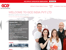 Tablet Screenshot of india.gcegroup.com